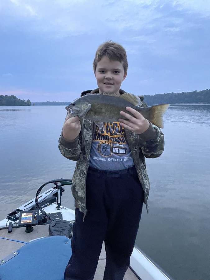 A cold October morning on the water.