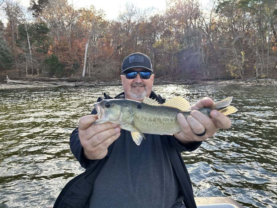 November, hood up, still fishing.