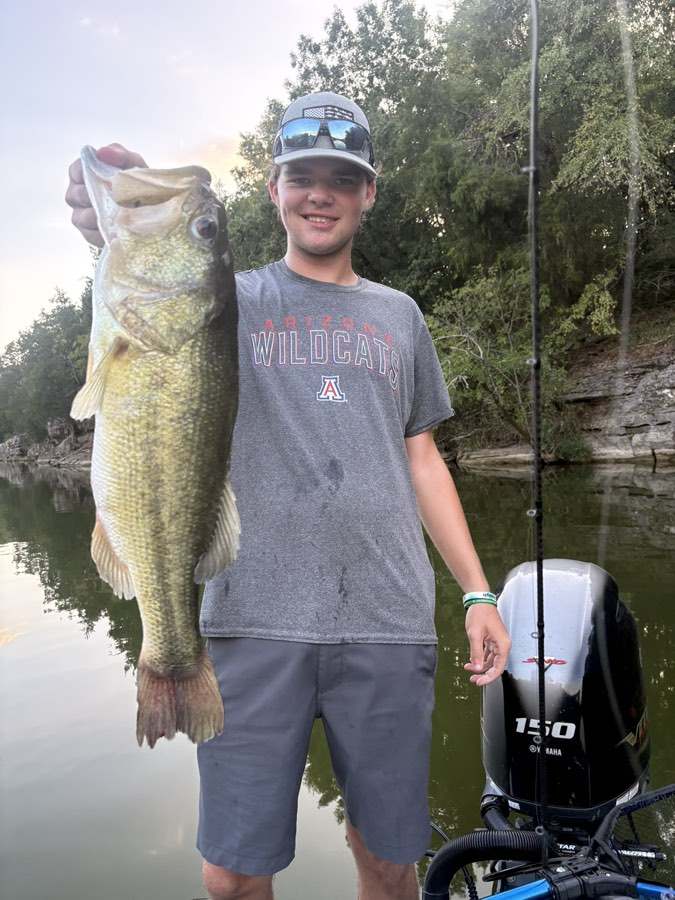 Four pounds, ten ounces — his personal best, on a still September evening.